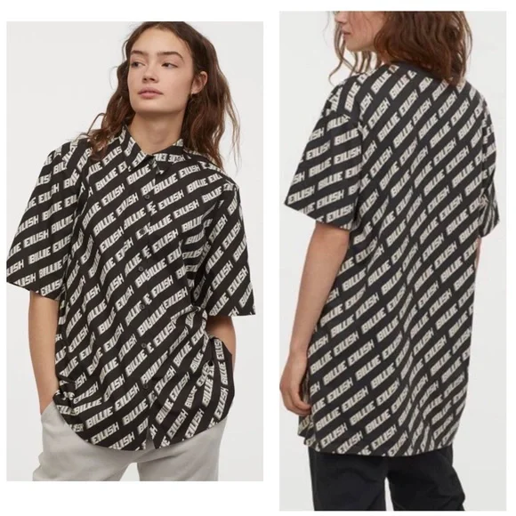 Billie Eilish for H&M | Tops | Billie Eilish X Hm Text Print